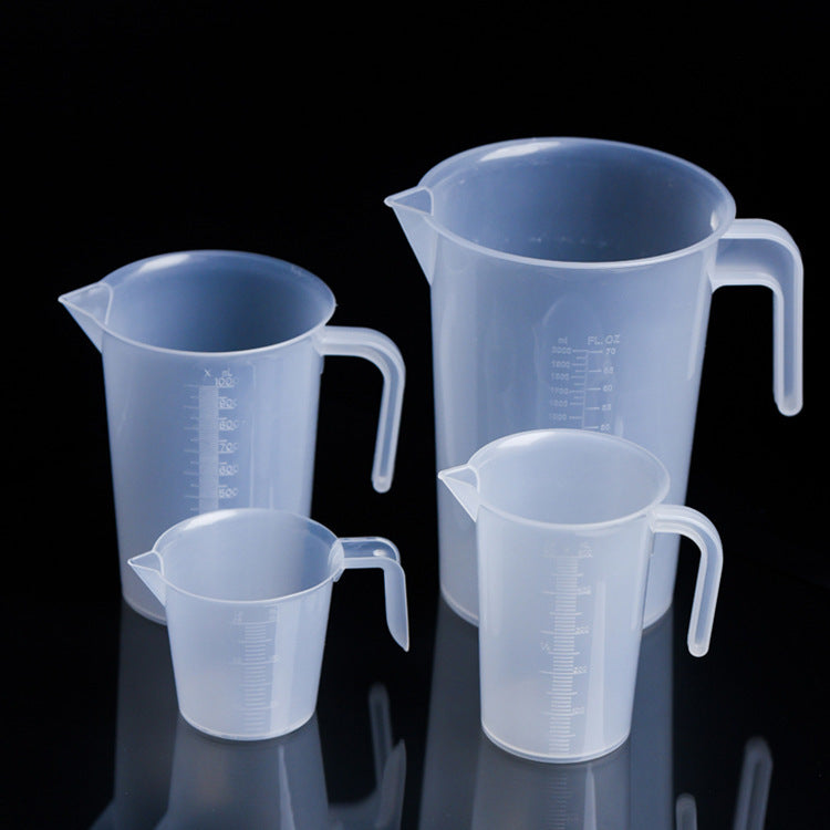 Transparent Cover Measuring Cups Set 48ml Thickened PP