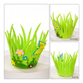 Easter Baskets �Portable Round Non-Woven Buckets for Kids & Adults | Small Woven Party & Birthday Decoration Supplies