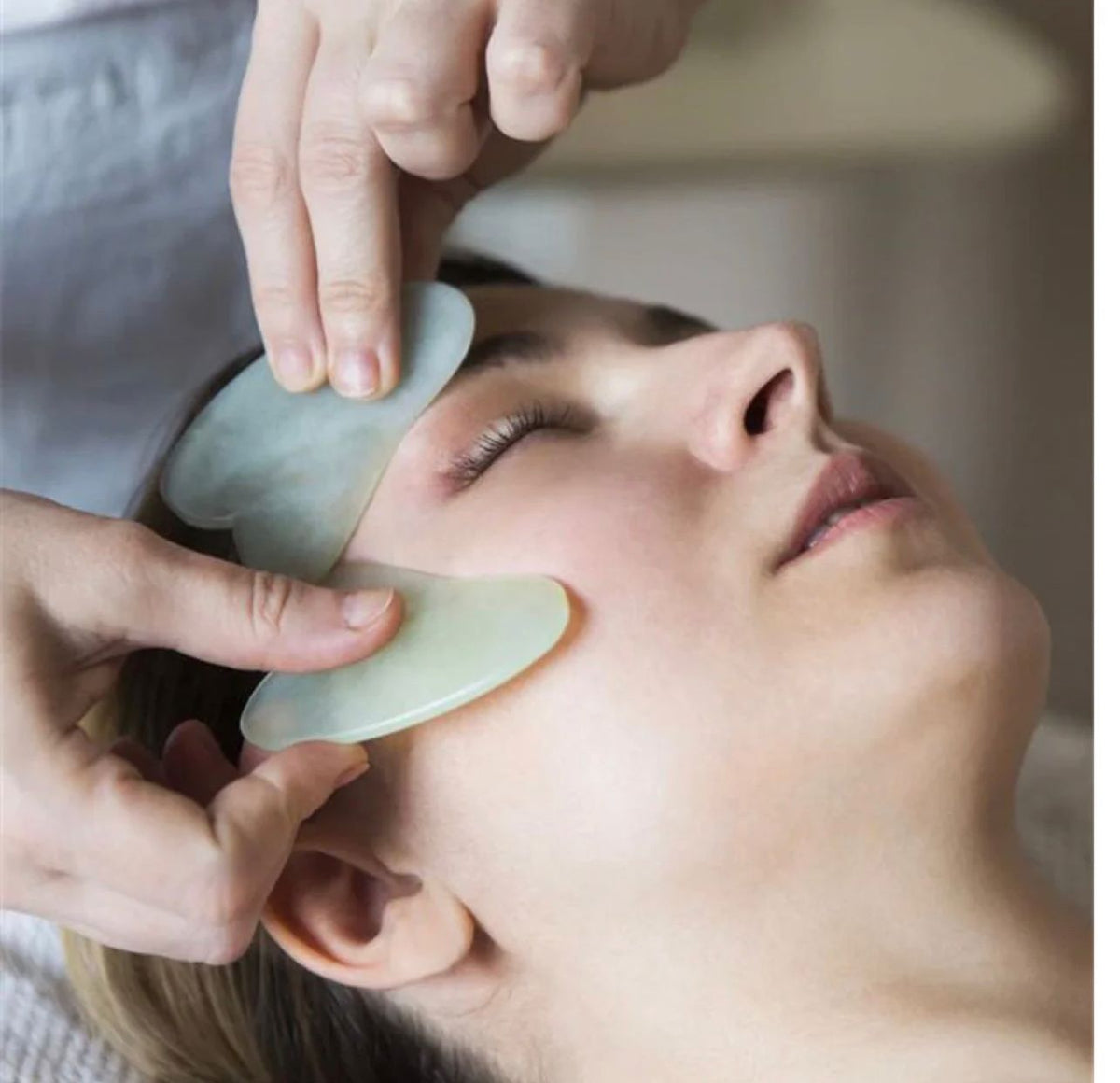 Flawless Jade Roller With Guasha Stimulates healthier – photo 4