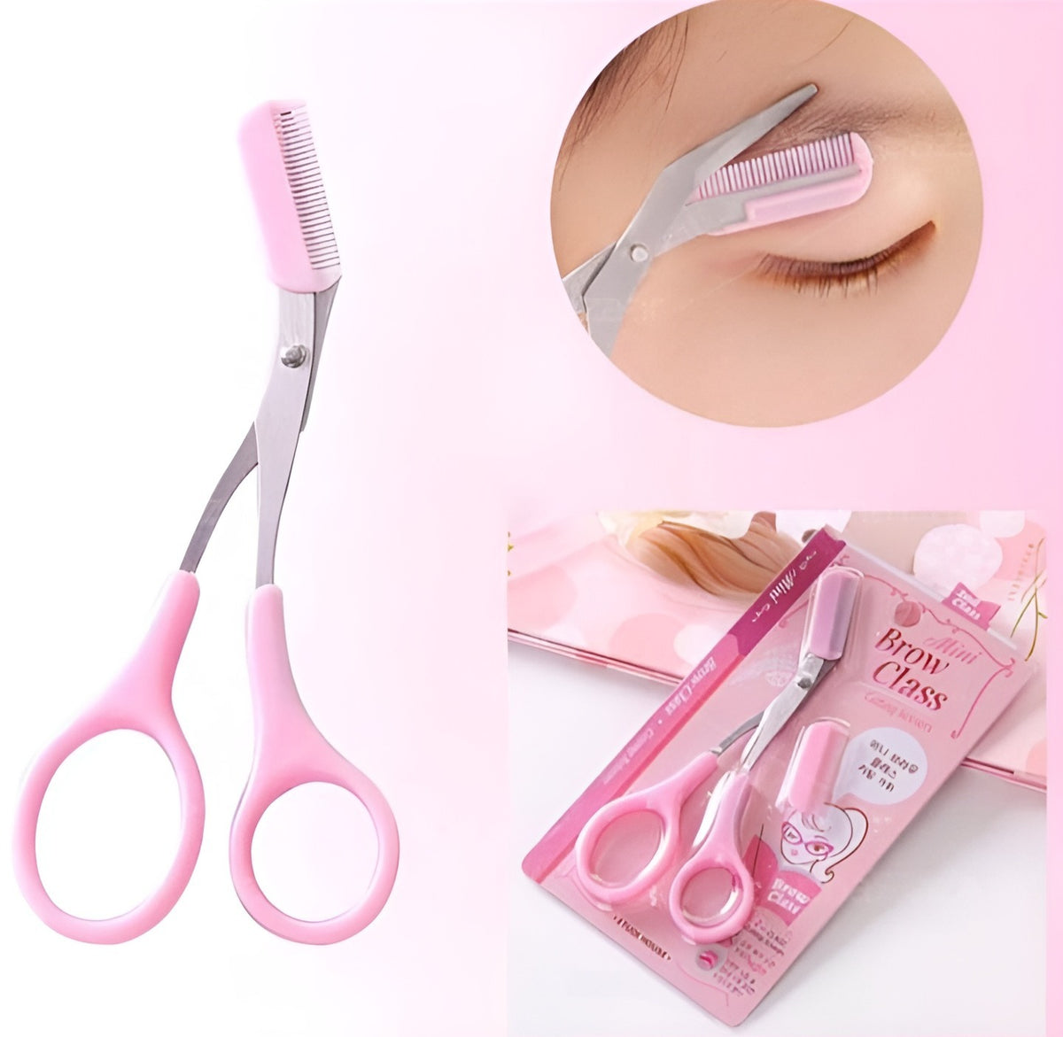 Eyebrow Scissors with Comb – photo 4