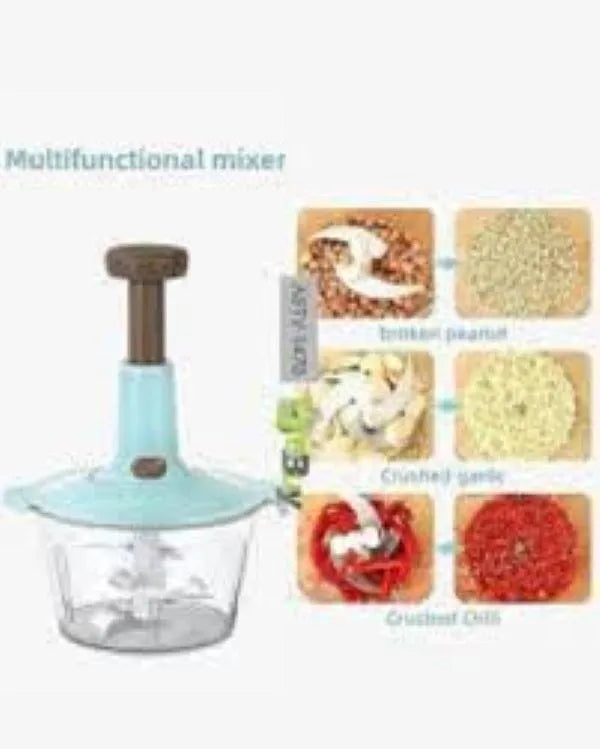 Manual Food Chopper 2L ABS Plastic Multifunctional