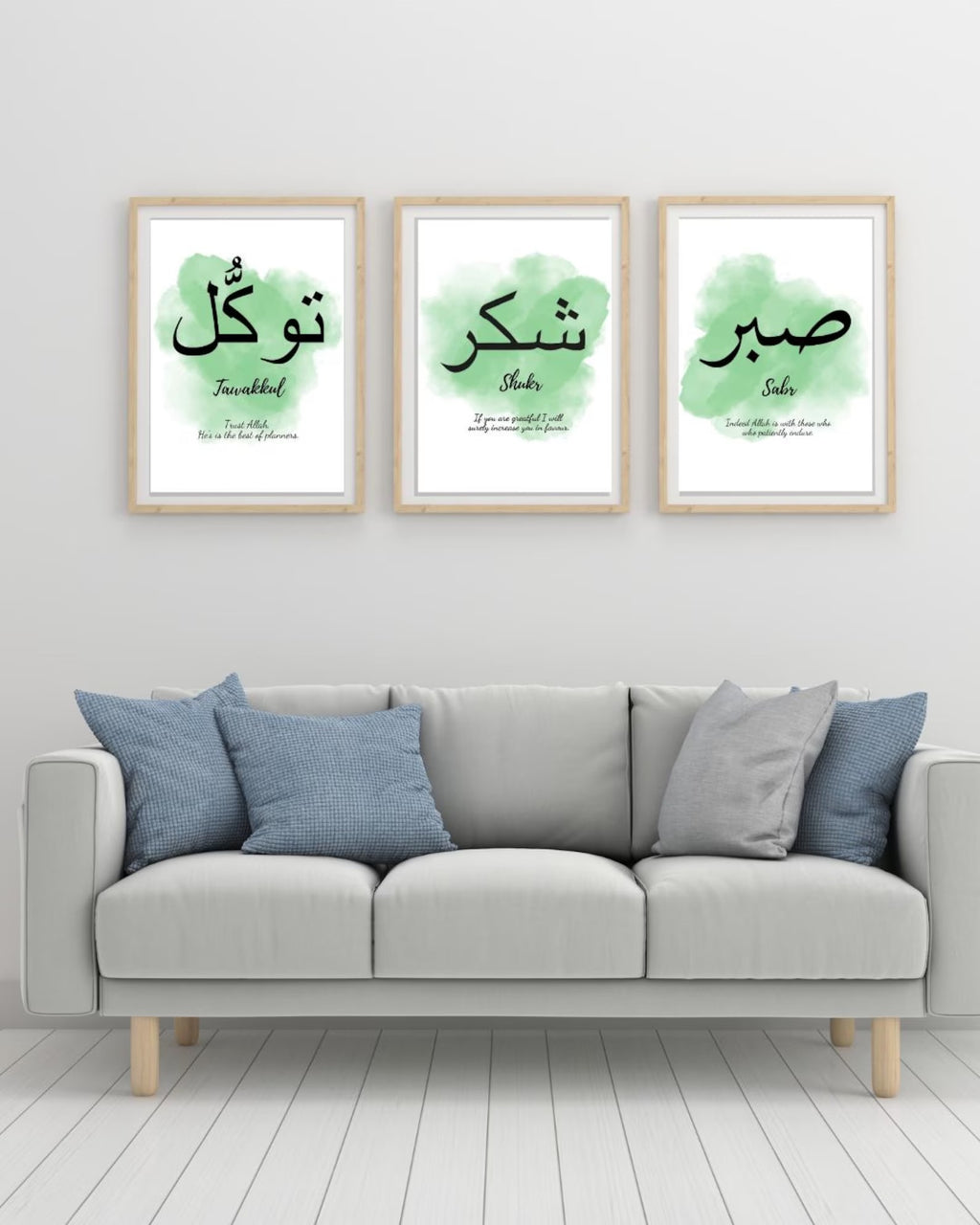Set of 3 Premium Wall Art Photo Tiles �Modern Home Decor Sets 8x11