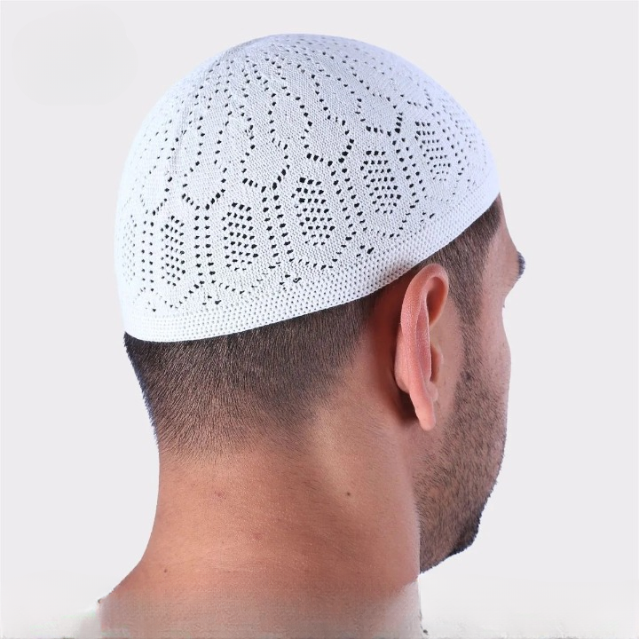 Men's Cotton Knitted Namaz Cap Pack – photo 3