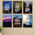 Set of 6 Premium Wall Art Photo Tiles �Modern Home Decor Sets 8x11