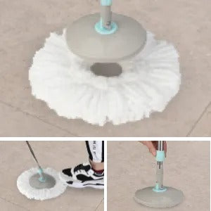 360? Rotating Head Mops with Bucket Mob Deep-cleaning magic mop-microfiber mop | Best for home and office cleaning