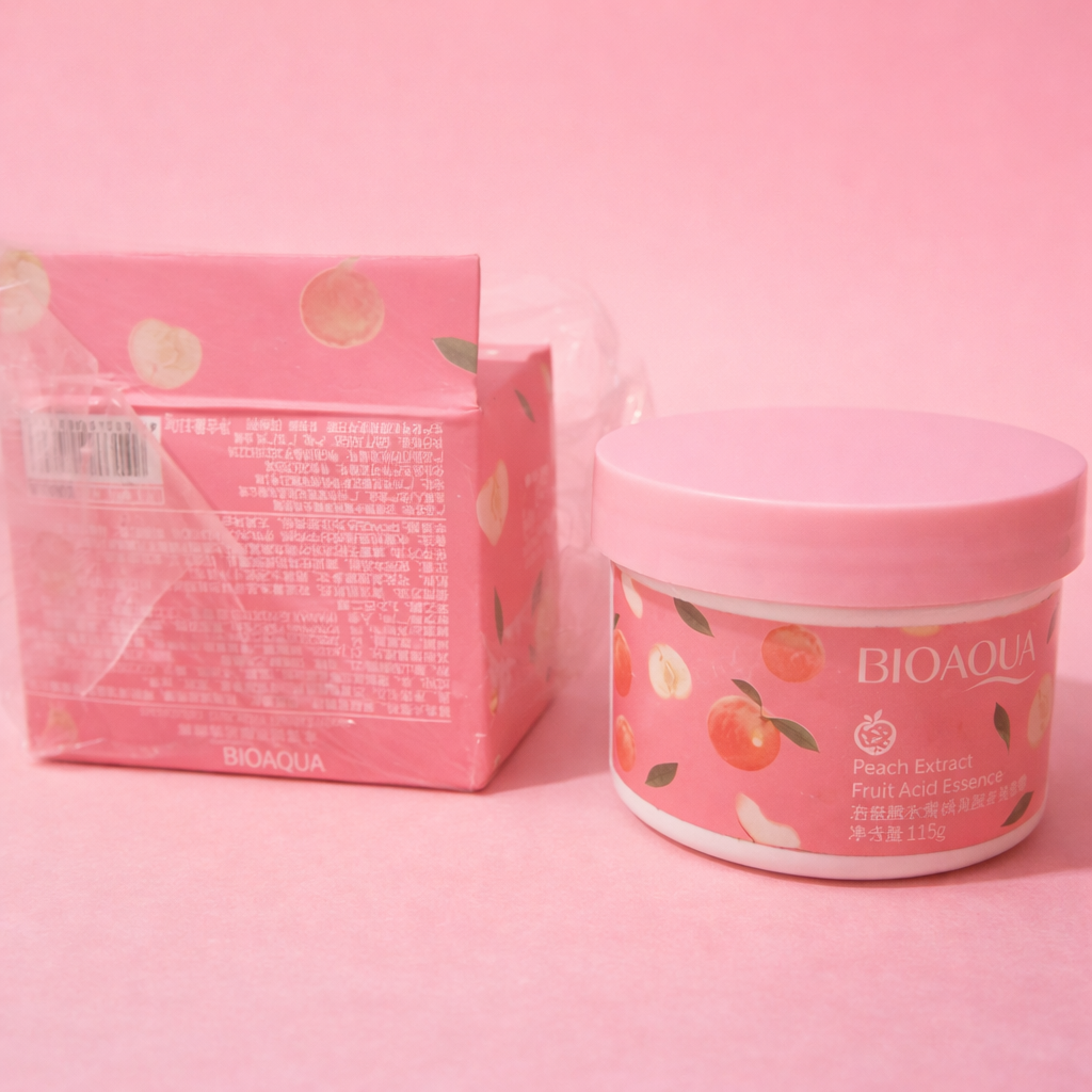 BIOAQUA Peach Extract Fruit Acid Exfoliation Cream - 110g