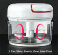 Manual Food Chopper White Compact Easy Use
