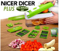 Nicer Dicer Plus 14-in-1 Green Kitchen Tool