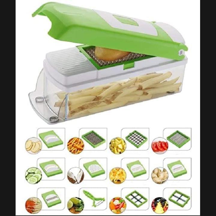 Nicer Dicer Plus 14-in-1 Green Kitchen Tool