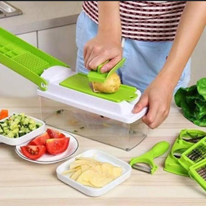 Nicer Dicer Plus 14-in-1 Green Kitchen Tool