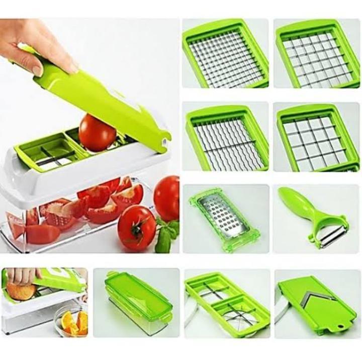 Nicer Dicer Plus 14-in-1 Green Kitchen Tool