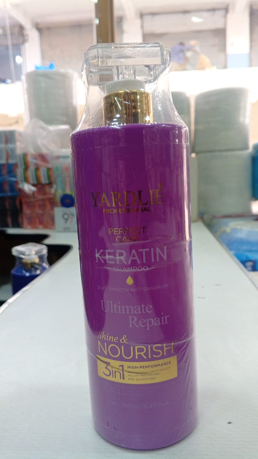 Yardlie Keratin Shampoo | Professional Perfect Care | 750 ml | Anti-Dandruff & Frizz Control