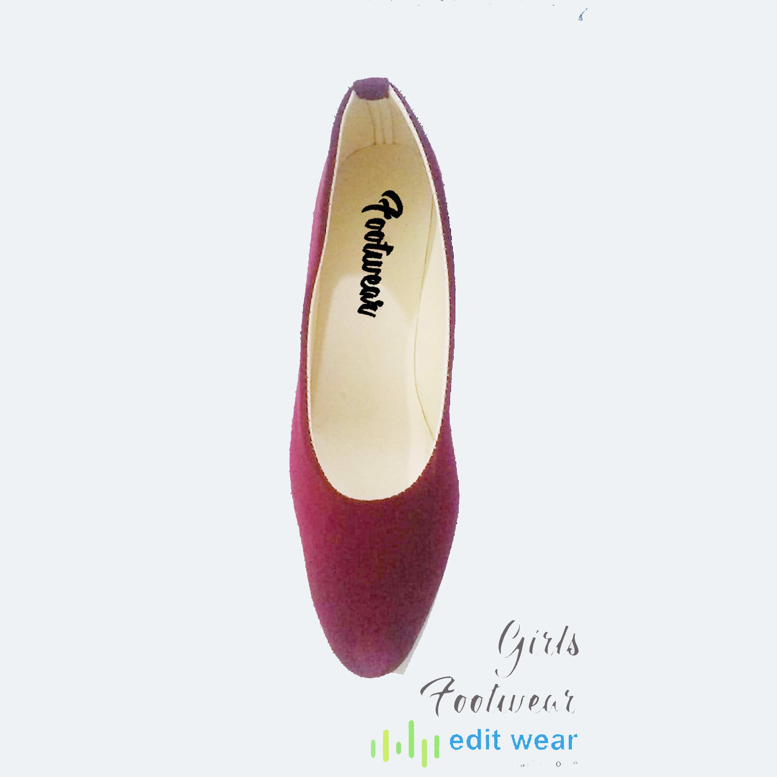 Ladies Velvet Pump Shoes �Comfortable 2 Inch Heel Casual & Party Wear Stylish Coat Pumps for Women- Black 36