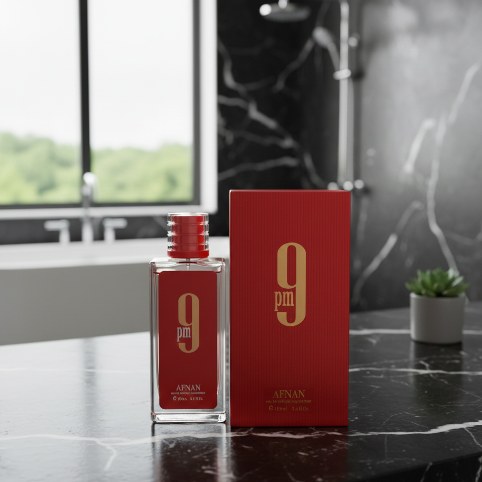 Afnan 9PM Perfume �Unisex EDP 100ml Red, Long-Lasting Elegant Fragrance for Men & Women