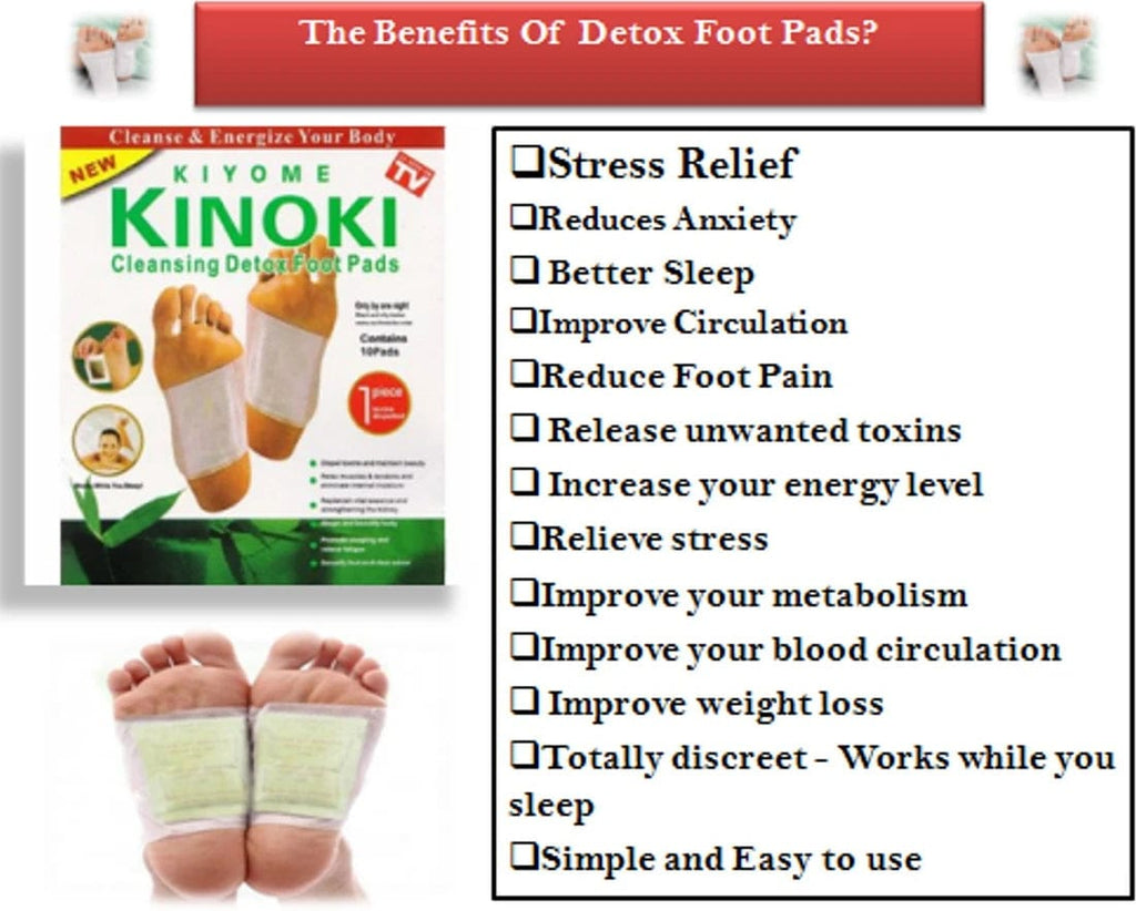 Kinoki Premium Natural Foot Detox Patches