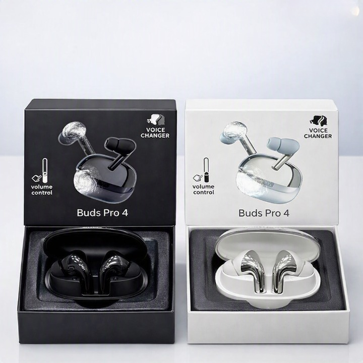 Buds Pro 4 Wireless Bluetooth Earbuds with