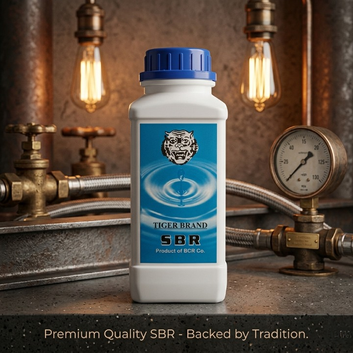 SBR High Quality Tiger Brand Waterproofing Admixture �Strong Bonding Agent for Cement & Concrete
