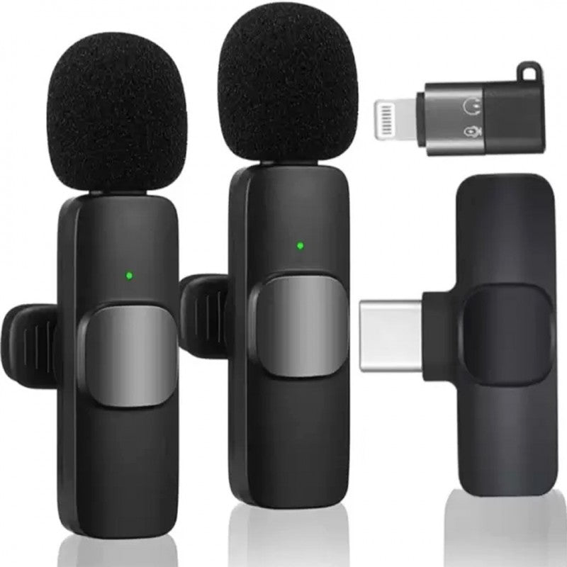 K11 2-In-1 Dual Wireless Collar Microphone Type-C – photo 4