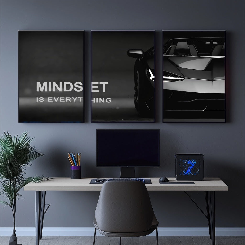 Set of 3 Premium Wall Art Photo Tiles �Modern Home Decor Sets