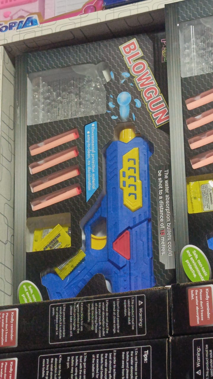 Action ToyGun 2-in-1 | Soft Dart & Water Ball Shooter | Kids Summer Toy | Safe Non-Toxic Plastic