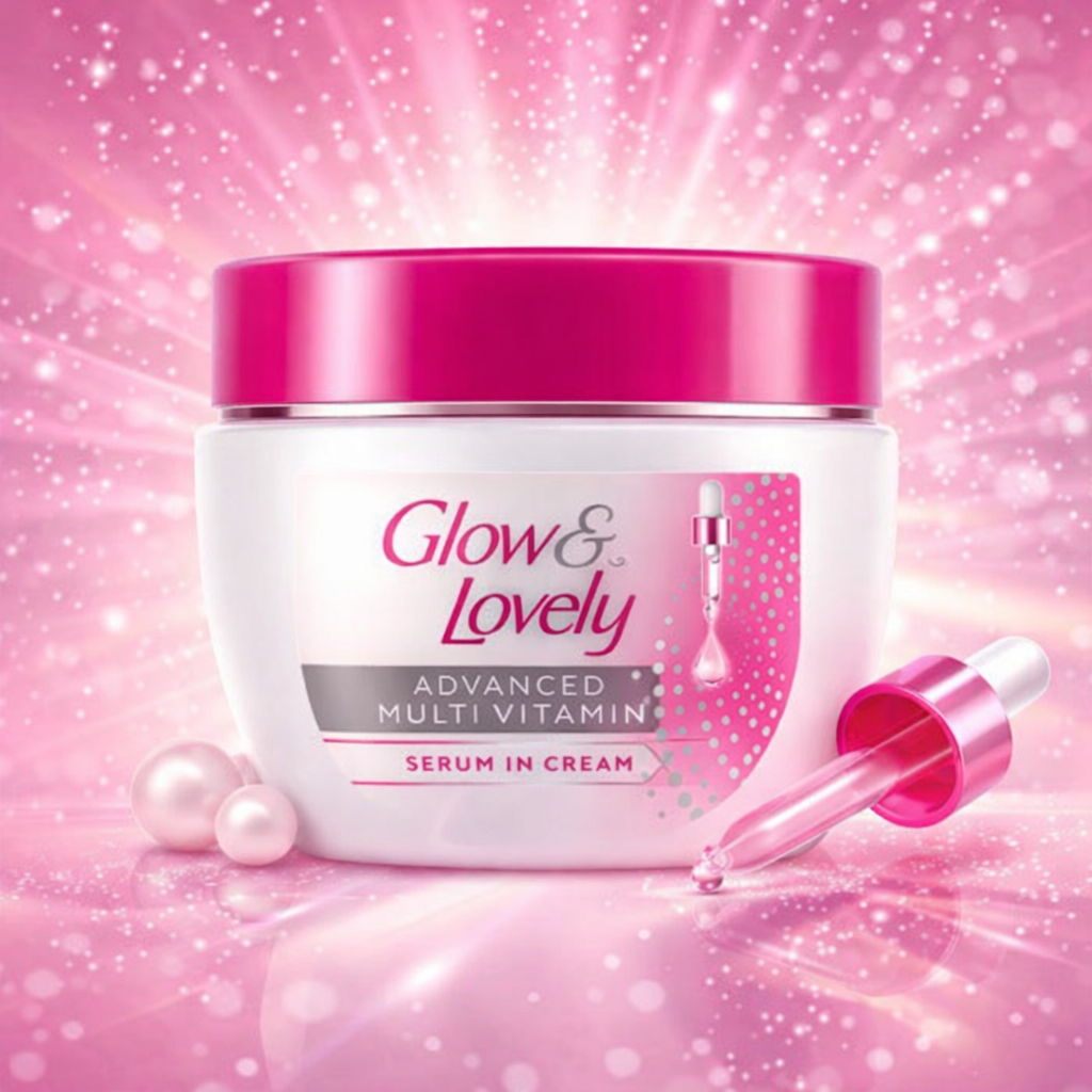 Glow & Lovely Advanced Multi Vitamin Serum In Cream Daily Skin Glow Jar
