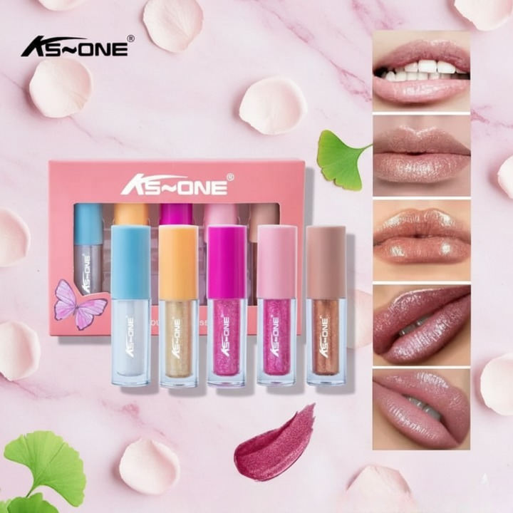 KS ONE 2-In-1 Waterproof Lip Gloss & Eyeshadow Color �Multicolor