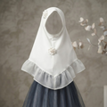 Kids Girls Hijab Korean Chiffon With Handmade