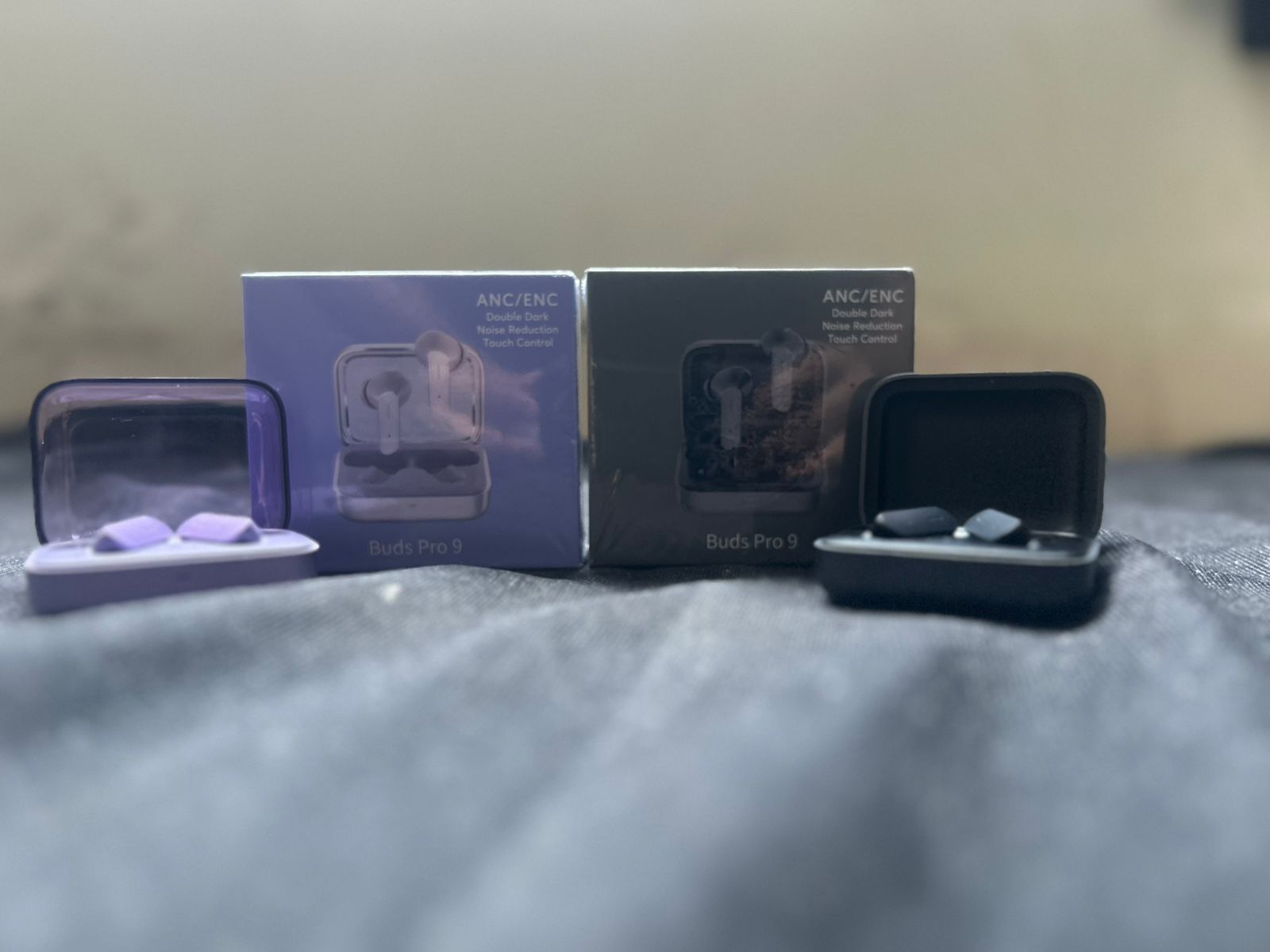 Buds Pro 9 TWS Wireless Earbuds �High-Fidelity True Wireless Stereo Earphones with ANC/ENC Double Dark Noise Reduction & Intelligent Touch Control - Random Color