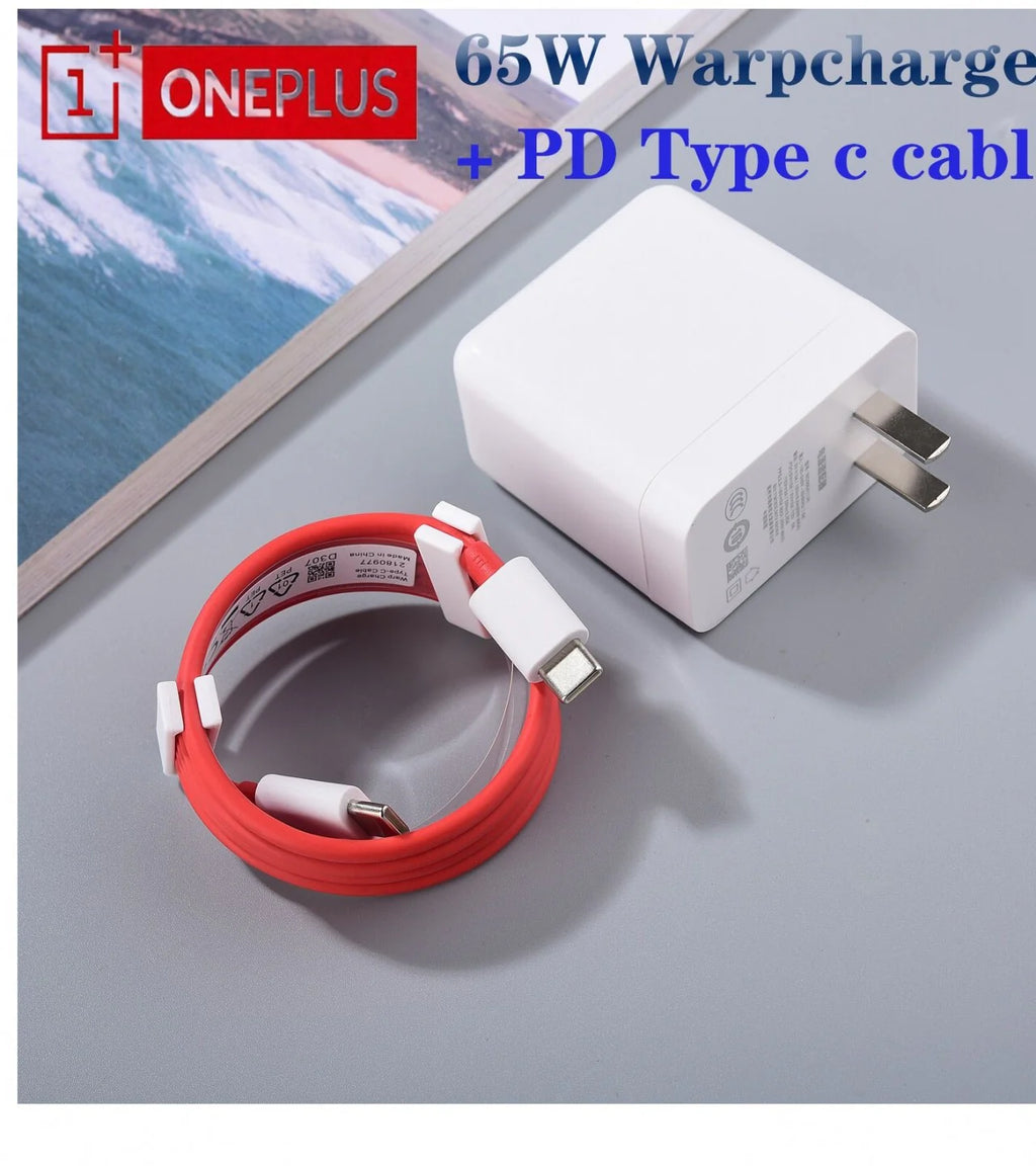 OnePlus Charger 65W 0Super Vooc Adapter +
