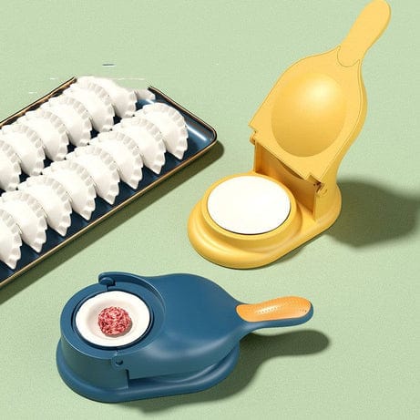 2-in-1 Manual Dumpling Maker & Dough Press Machine | Portable Samosa & Gujiya Mould Tool | Easy Kitchen DIY Pastry Accessory