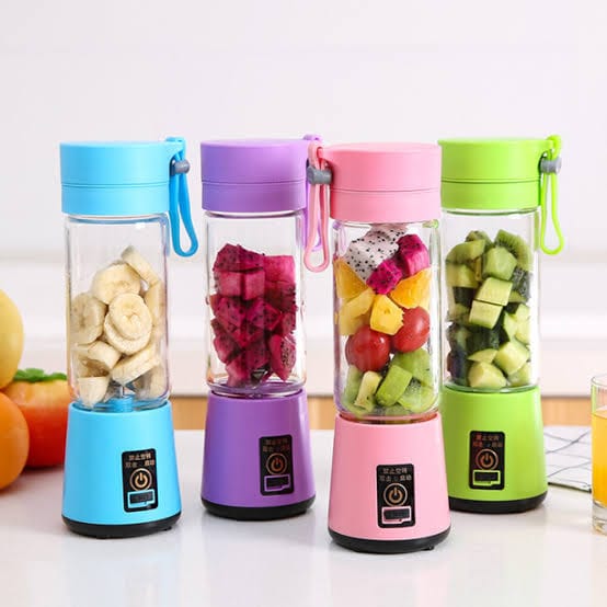 Portable Blender - Rechargeable Personal Smoothie Maker Electric USB Juicer Cup Compact Lightweight Travel Bottles For Shakes And Smoothies