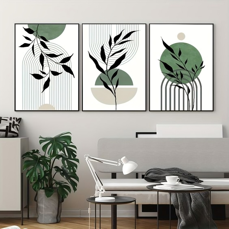 Set of 3 Motivational Quote Wall Art Frames �8x11" MDF with Sticky Backing