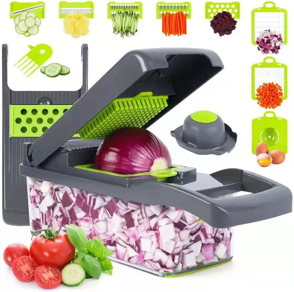 Luxury Vegetable Chopper 16 Pcs Set