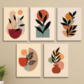 Set of 5 Premium Wall Art Photo Tiles �Modern Home Decor Sets 8x11