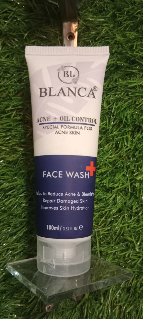 Blanca Acne And Oil Control Face Wash 100ml Gentle Cleanser For Clear Balanced And Healthy Skin