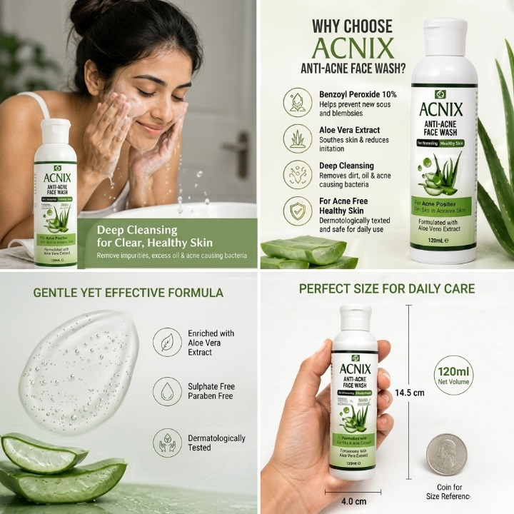 ACNIX Anti Acne Face Wash Deep Cleansing – photo 2