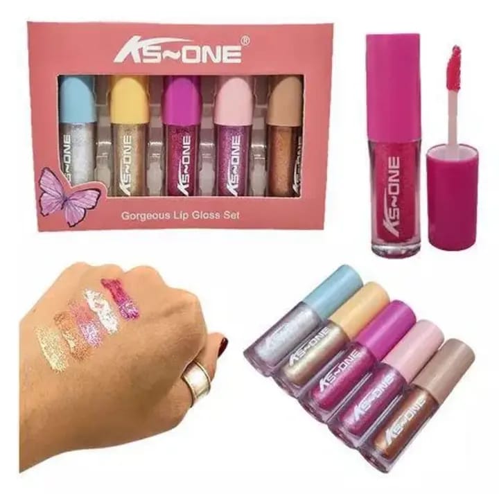 KS ONE 2-In-1 Waterproof Lip Gloss & Eyeshadow Color �Multicolor
