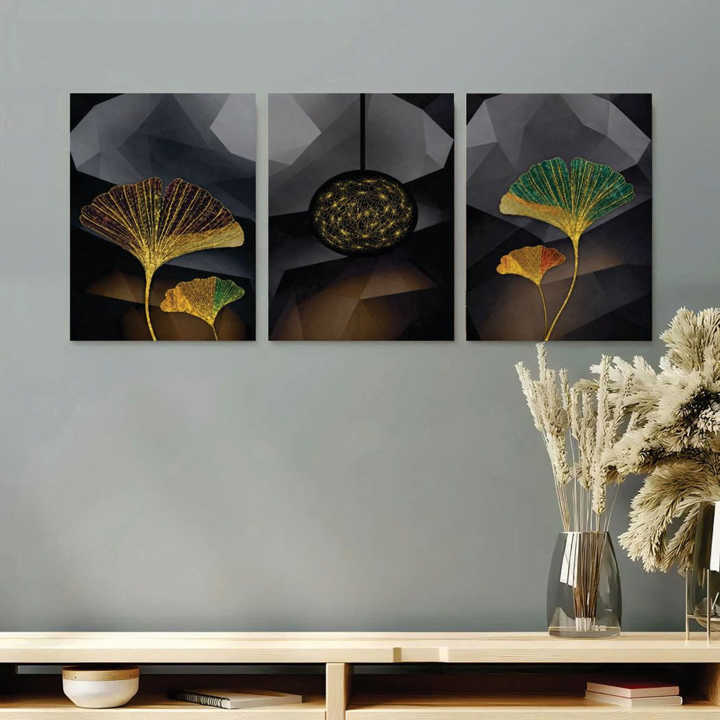 Set of 3 Premium Wall Art Photo Tiles �Modern Home Decor Sets 8x11