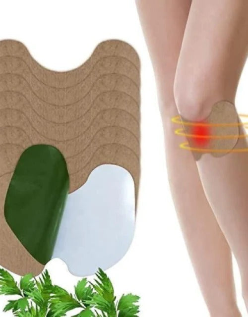 Herbal Knee Pain Relief Patch �Heat Therapy for Joint & Muscle Comfort, Natural Ingredients Pack Of 10 Pcs