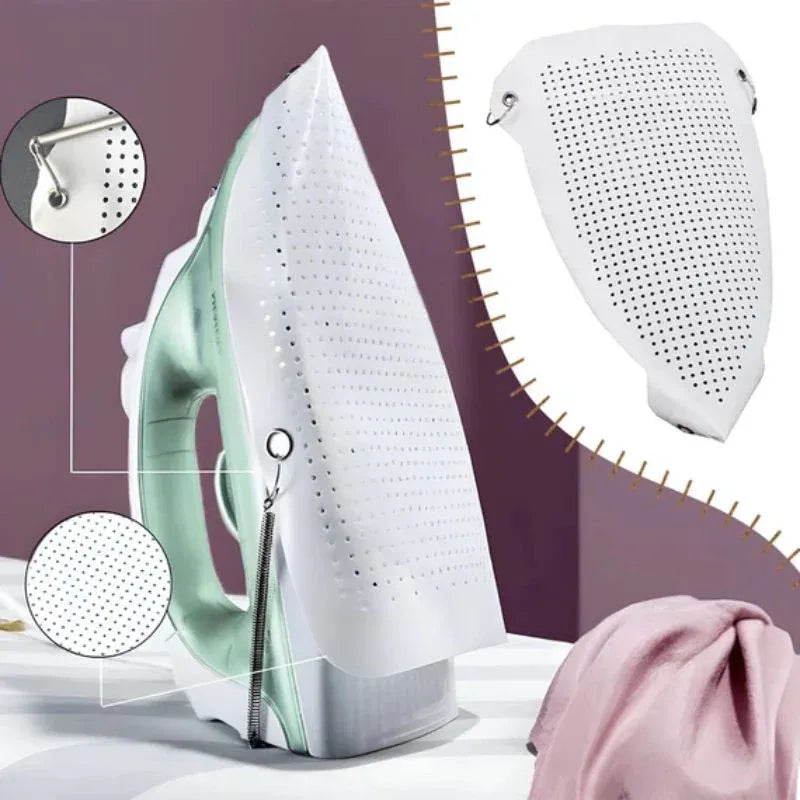 Iron Cover Protector �Non-Stick, Heat-Resistant Ironing Shoe for Clothes Protection, Prevents Scorch Marks & Ensures Smooth Ironing