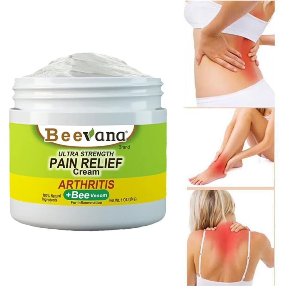 Beevana Ultra Strength Pain Relief Cream With Bee Venom For Arthritis And Inflammation 30g