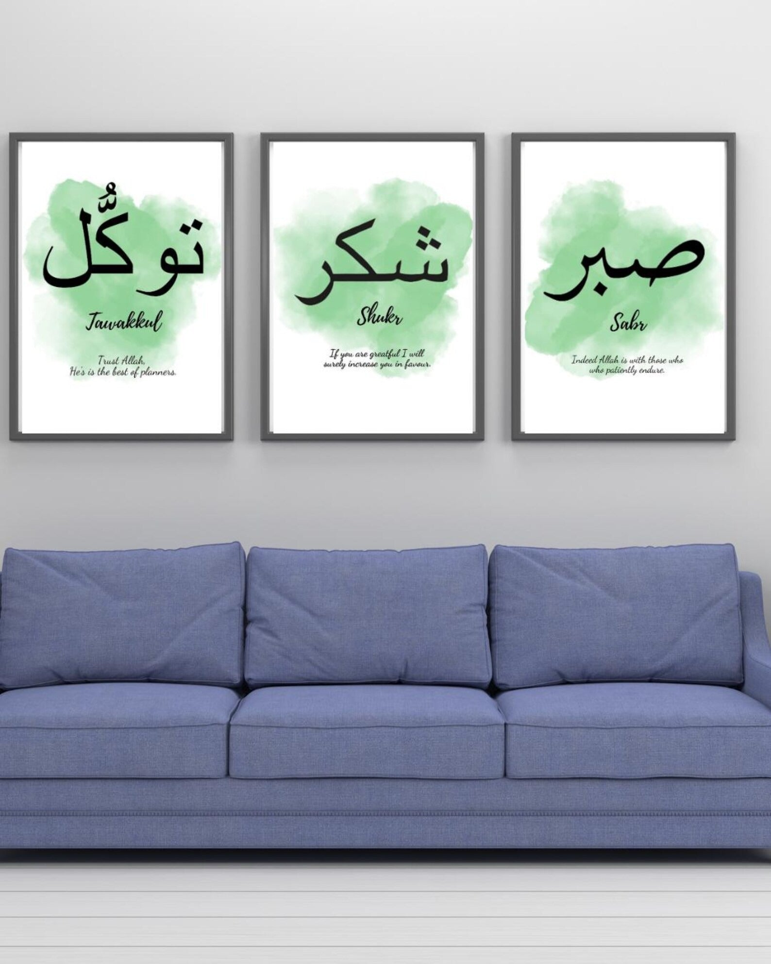 Set of 3 Premium Wall Art Photo Tiles �Modern Home Decor Sets 8x11