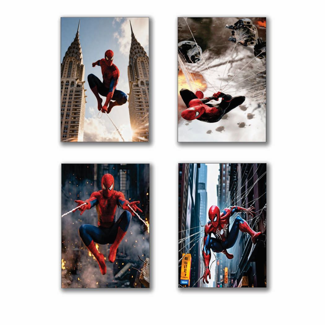 Set of 4 Premium Wall Art Photo