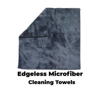 Edgeless Microfiber Cleaning Towels | 40?40 cm | 450 GSM | Ultra Soft & Durable ( Random Colour)