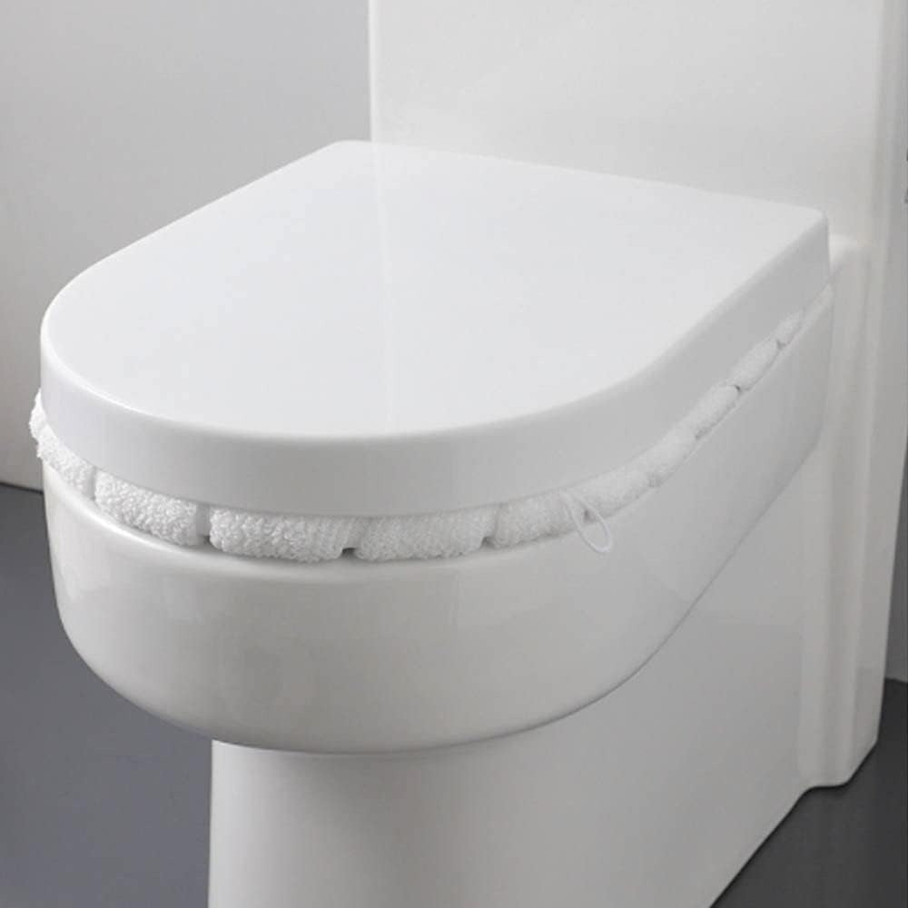 Universal Soft-Touch Cushioned Toilet Seat Cover �Machine Washable Plush Comfort