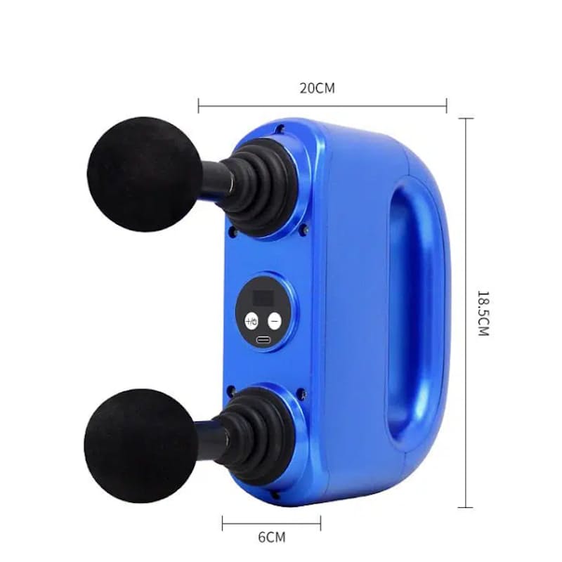 Fitness Muscle Relaxation Massager 6-Gear Adjustment Double – photo 4