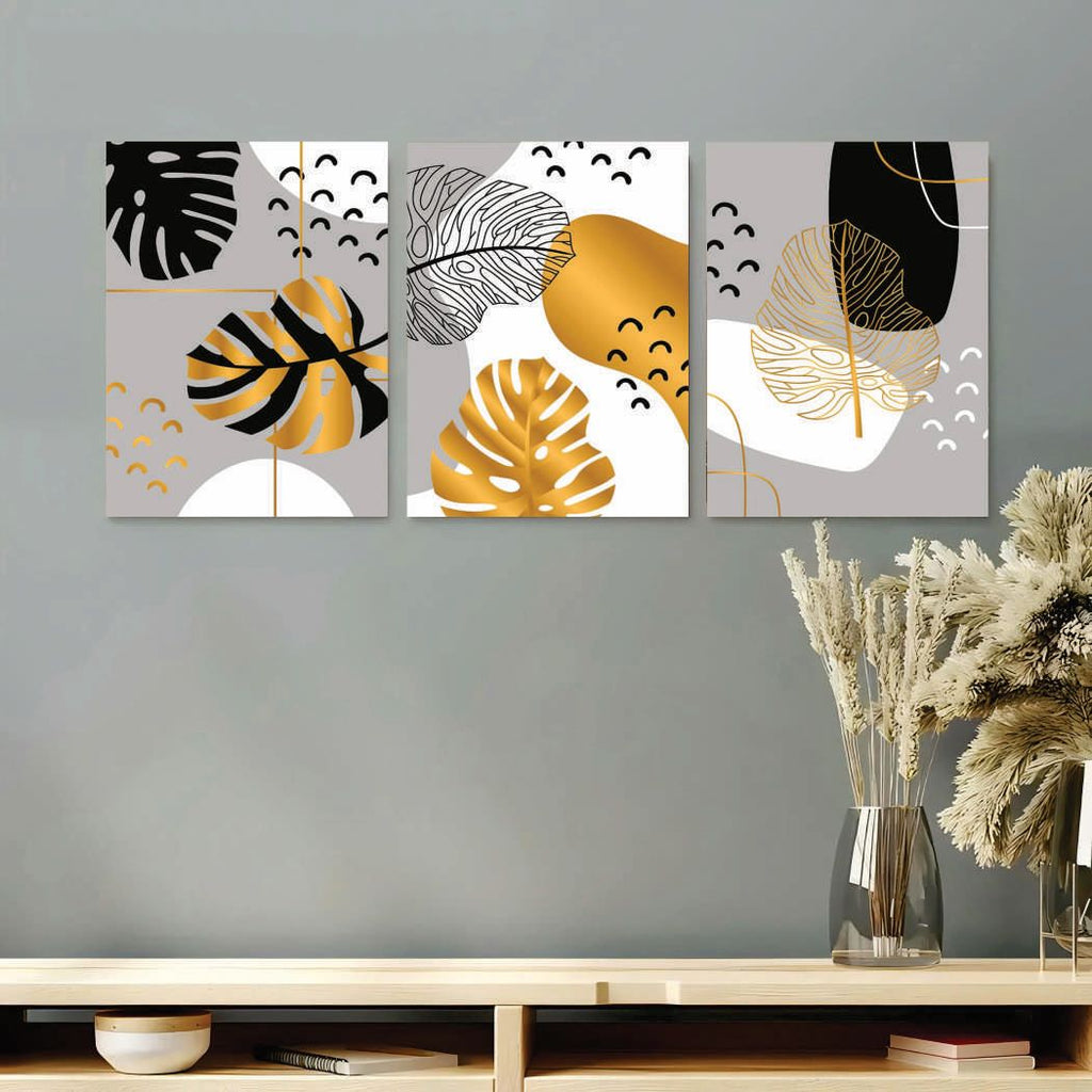 Set of 3 Premium Wall Art Photo Tiles �Modern Home Decor Sets 8x11