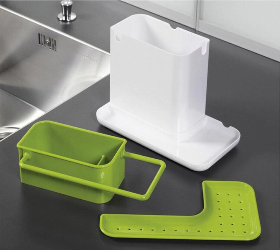 3-in-1 Soap Pump Dispenser With Sponge Holder – photo 2