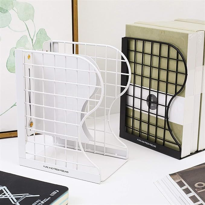 1 Pc Desktop Adjustable Bookends-Retractable Book Stand-Nonslip-for – photo 3