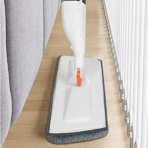 Multifunctional Floor 360 Degree Mop with Removable Washable Cleaning Pad and Integrated Water Spray Mechanism